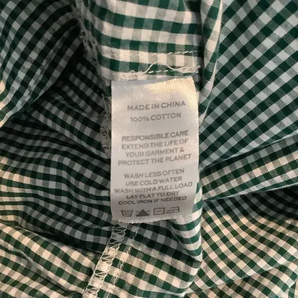 Hill House The Louisa Nap Midi Dress Emerald Green Gingham Smocked Small - Picture 9 of 9